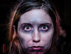 Zombie cheerleader.