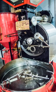 The in-house coffee roaster at my favorite coffee shop; Cool Beans on Marietta Square
