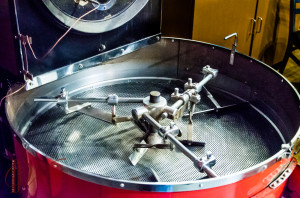 The in-house coffee roaster at my favorite coffee shop; Cool Beans on Marietta Square